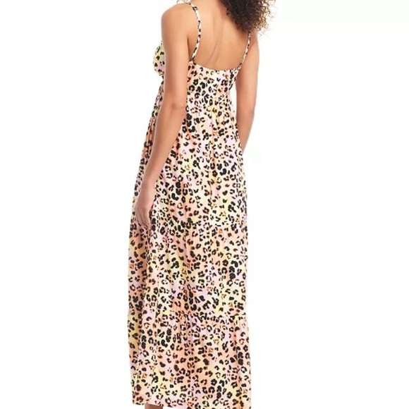 - NWT Bar III Women's Animal-Print Swim Cover-Up Maxi Dress XL - Picture 3 of 5